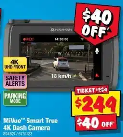 JB Hi-Fi MiVue Smart True 4K Dash Camera offer