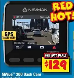 JB Hi-Fi MiVue™ 300 Dash Cam offer