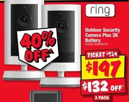 JB Hi-Fi Ring Outdoor Security Camera Plus 2K Battery offer