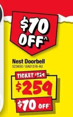 JB Hi-Fi Nest Doorbell offer