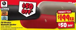 JB Hi-Fi beats Pill Wireless Bluetooth Speaker offer