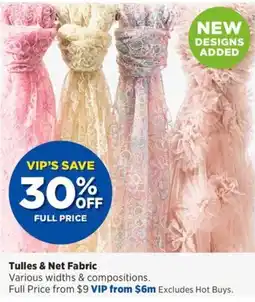 Spotlight Tulles & Net Fabric offer