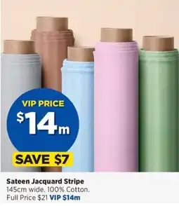 Spotlight Sateen Jacquard Stripe offer