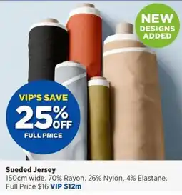 Spotlight Sueded Jersey offer