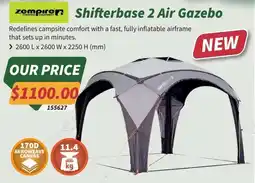 Tentworld Zempire Shifterbase 2 Air Gazebo offer