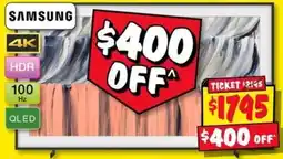 JB Hi-Fi Samsung QLED offer