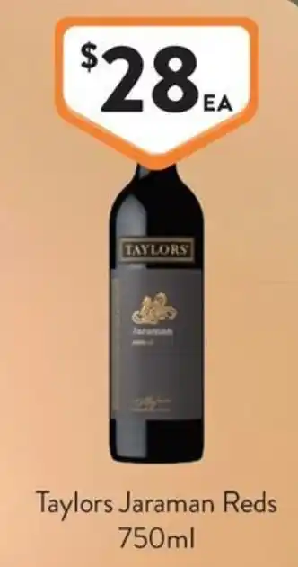 Foodworks Taylors Jaraman Reds offer