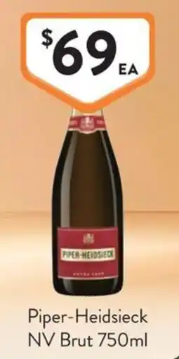 Foodworks Piper-Heidsieck NV Brut 750ml offer