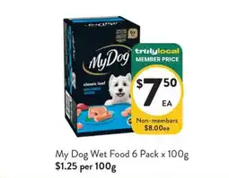 Foodworks My Dog Wet Food offer
