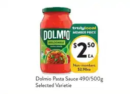 Foodworks Dolmio Pasta Sauce offer