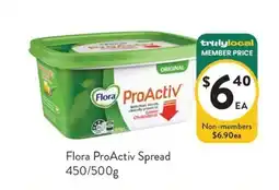 Foodworks Flora ProActiv Spread offer