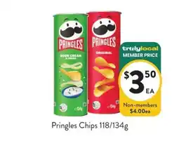 Foodworks Pringles Chips offer