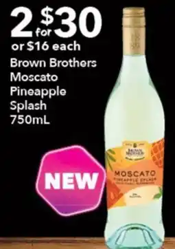Ritchies Brown Brothers Moscato Pineapple Splash offer