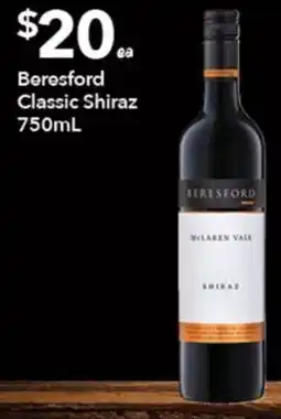 Ritchies Beresford Classic Shiraz offer
