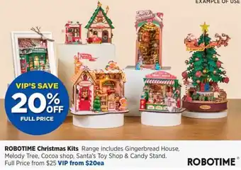 Spotlight ROBOTIME Christmas Kits offer