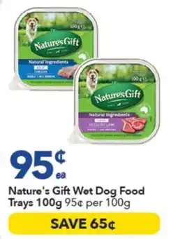 Ritchies Nature's Gift Wet Dog Food Trays offer