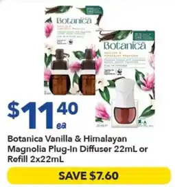 Ritchies Botanica Vanilla & Himalayan Magnolia Plug-In Diffuser offer