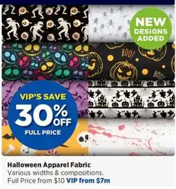 Spotlight Halloween Apparel Fabric offer