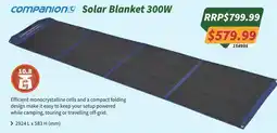 Tentworld Companion Solar Blanket 300W offer