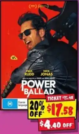 JB Hi-Fi Power Ballad offer