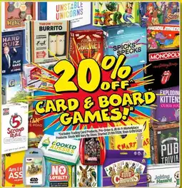 JB Hi-Fi Card & Board Games offer