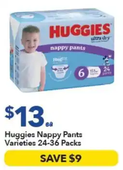 Ritchies Huggies Nappy Pants Varieties offer
