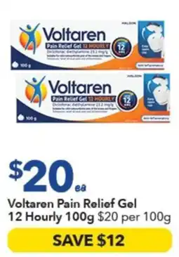 Ritchies Voltaren Pain Relief Gel offer