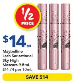 Ritchies Maybelline Lash Sensational Sky High Mascara offer