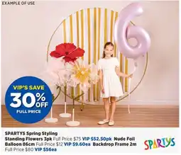 Spotlight SPARTYS Spring Styling Standing Flowers 3pk offer