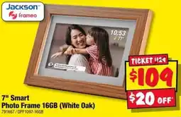 JB Hi-Fi Jackson frameo 7" Smart Photo Frame 16GB (White Oak) offer