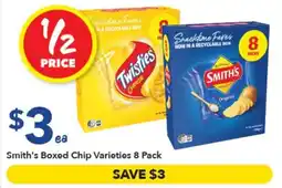 Ritchies Smith's Boxed Chip Varieties 8 Pack offer