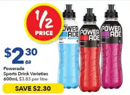 Ritchies Powerade Sports Drink Varieties offer