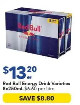 Ritchies Red Bull Energy Drink Varieties offer
