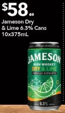 Ritchies Jameson Dry & Lime offer