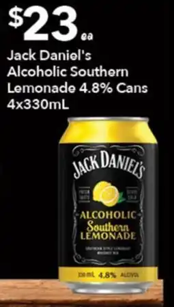 Ritchies Jack Daniel's Alcoholic Southern Lemonade offer