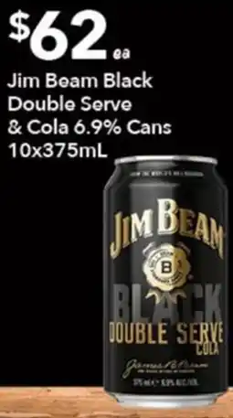 Ritchies Jim Beam Black Double Serve Cola offer