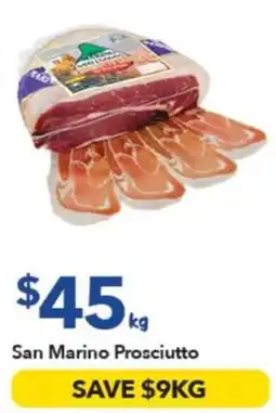 Ritchies San Marino Prosciutto offer