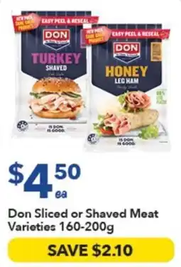 Ritchies Don Sliced or Shaved Meat Varieties offer
