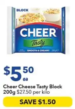 Ritchies Cheer Cheese Tasty Block offer