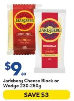 Ritchies Jarlsberg Cheese Block or Wedge offer