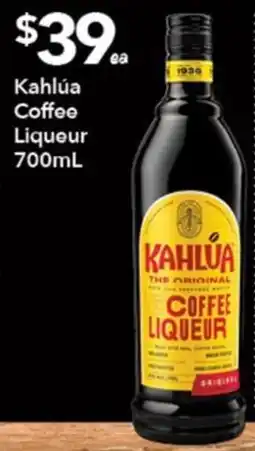 Ritchies Kahlúa Coffee Liqueur offer