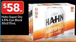 Ritchies Hahn Super Dry 3.5% Can Block offer