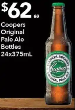 Ritchies Coopers Original Pale Ale Bottles offer