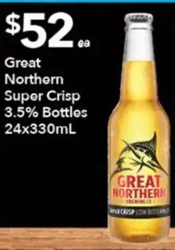 Ritchies Great Northern Super Crisp 3.5% Bottles offer