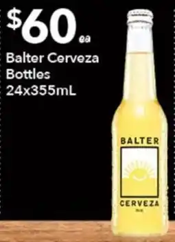 Ritchies Balter Cerveza Bottles offer