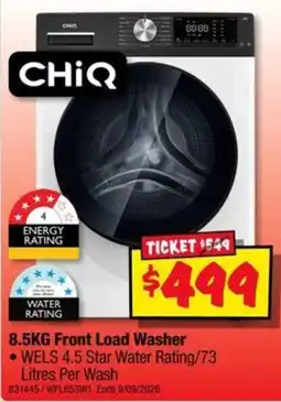 JB Hi-Fi CHiQ 8.5KG Front Load Washer offer