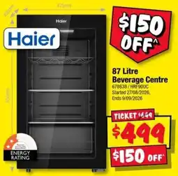 JB Hi-Fi Haier Beverage Centre offer