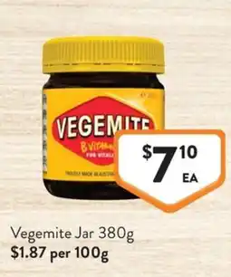 Foodworks Vegemite Jar offer