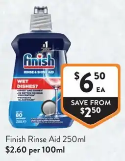 Foodworks Finish Rinse Aid offer