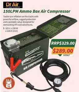 Tentworld Dr Air 150LPM Ammo Box Air Compressor offer